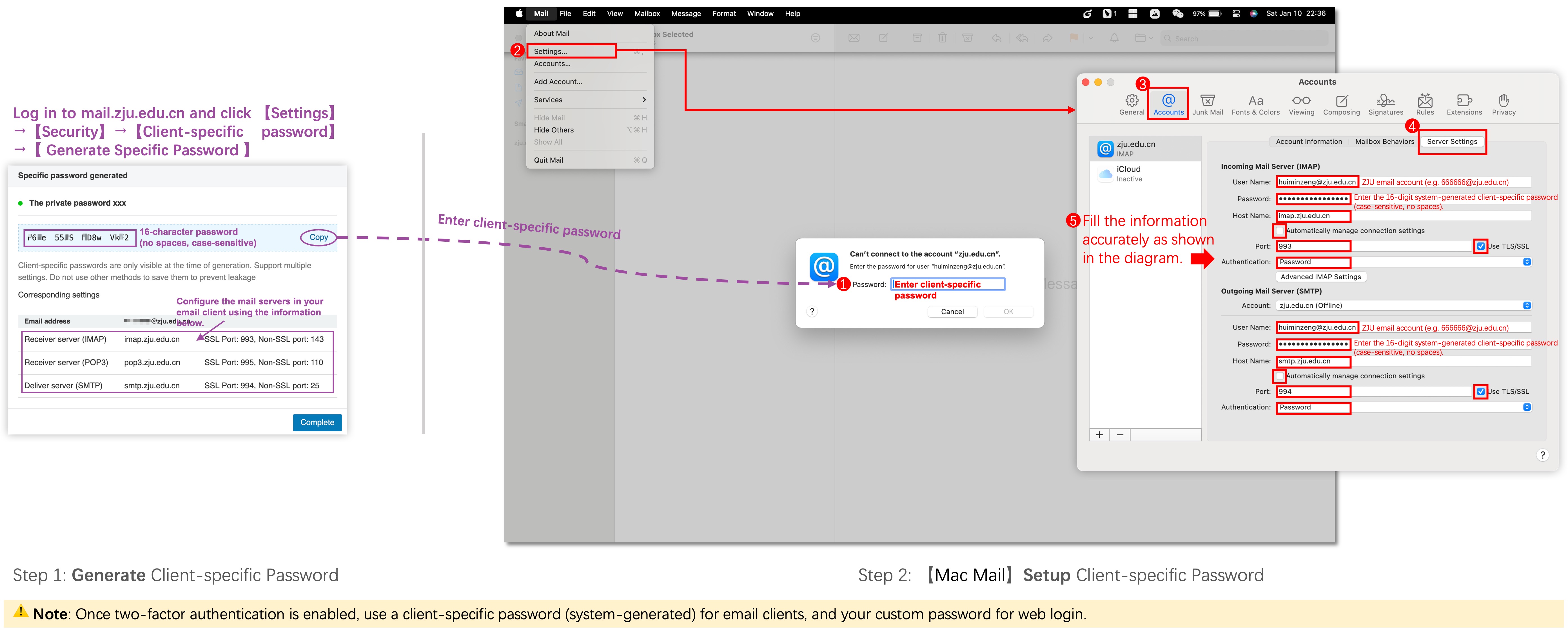 Mac Mail Client Setup